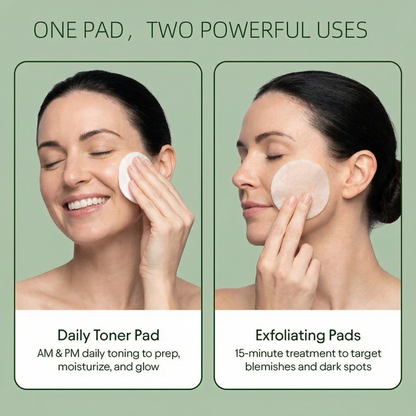 Toner Pads for Wrinkles, Dark Spots & Glow (100 Pads)